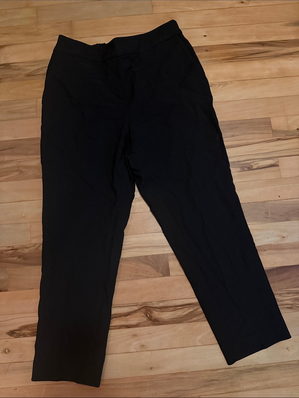 Black Calvin Klein Women's Slim Ankle Pants - Classic Everyday Style